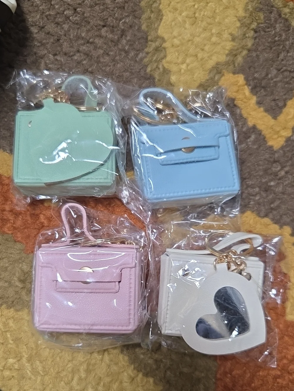 Small Purse Keychain w/mirror
